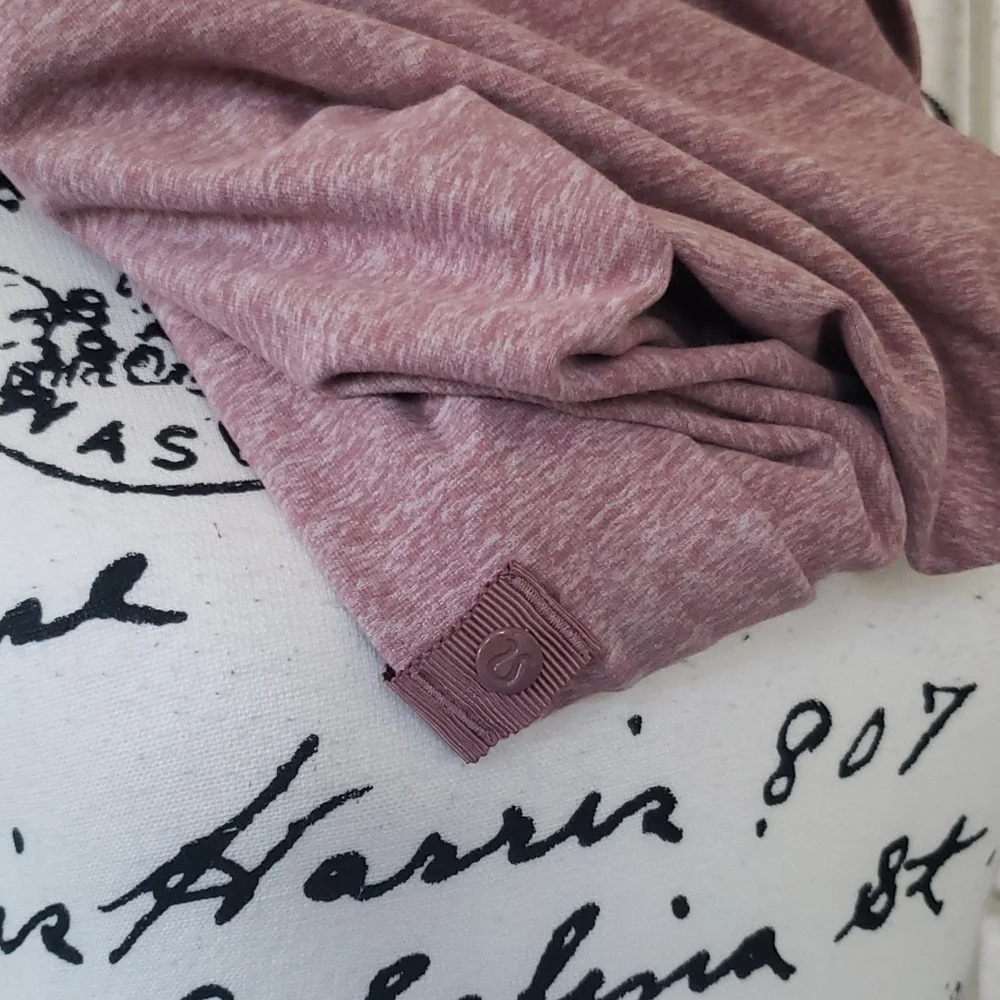 Lululemon Athletica Snap Buttons Wrap Scarf Multiway Old Pink One Size